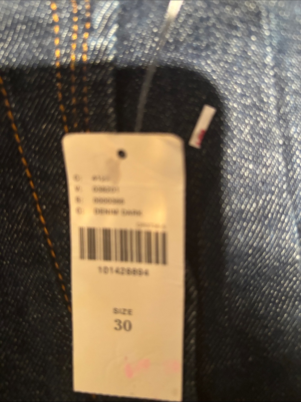 Maeve Dark Indigo Wide-Leg Jeans with Scalloped Side Seam - Picture 5 of 5